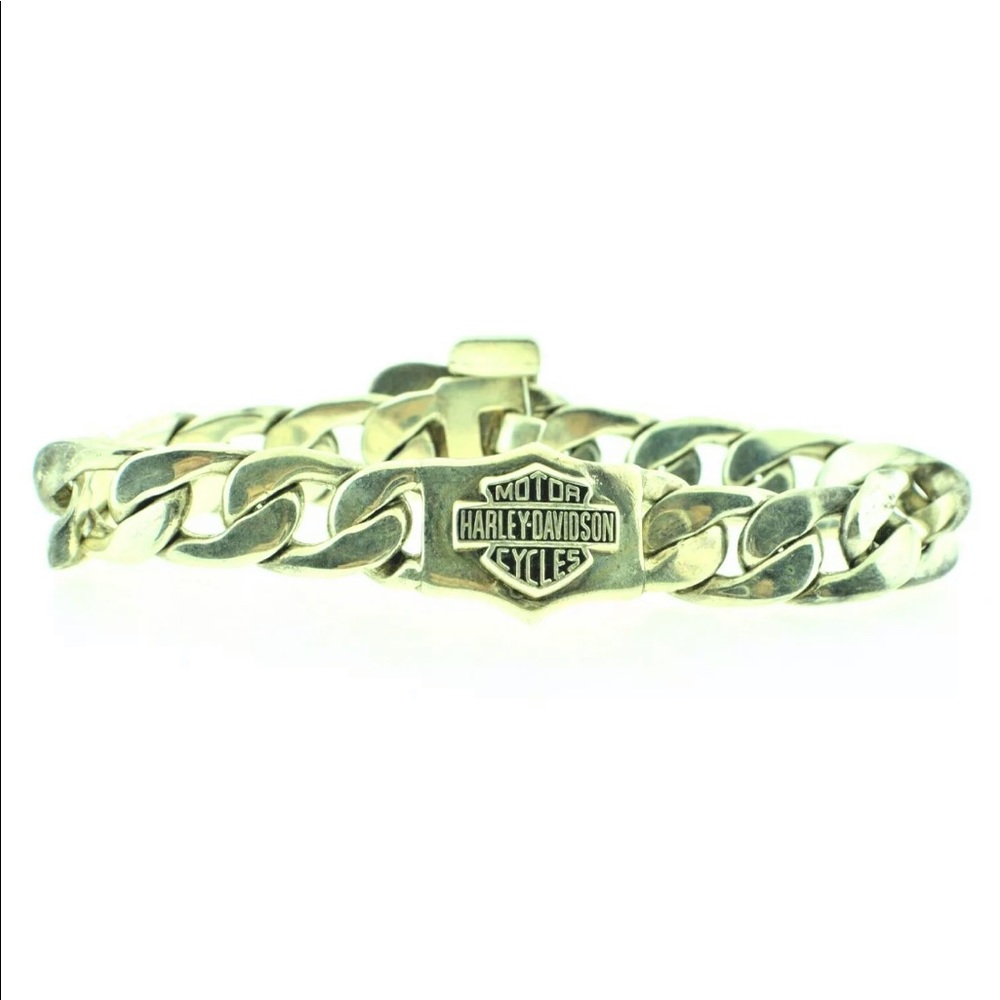 Men’s sterling silver Harley Davidson bracelet